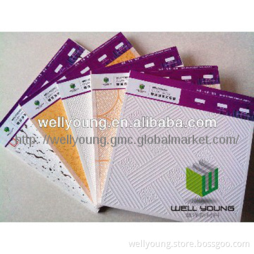 PVC ceiling for roof and wall decoration